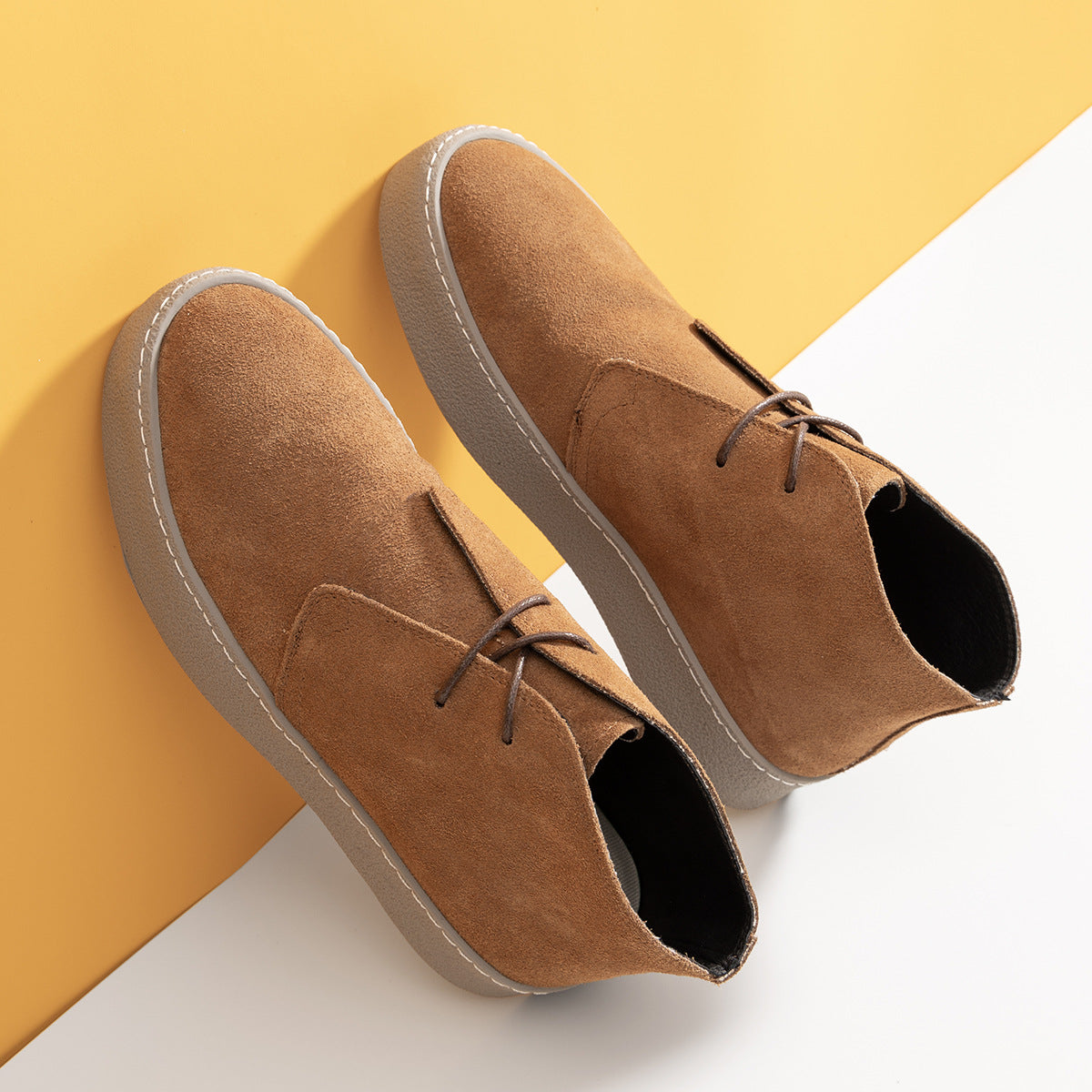 Men's Worker Winter Fleece-lined Warm Vintage Martin Boots