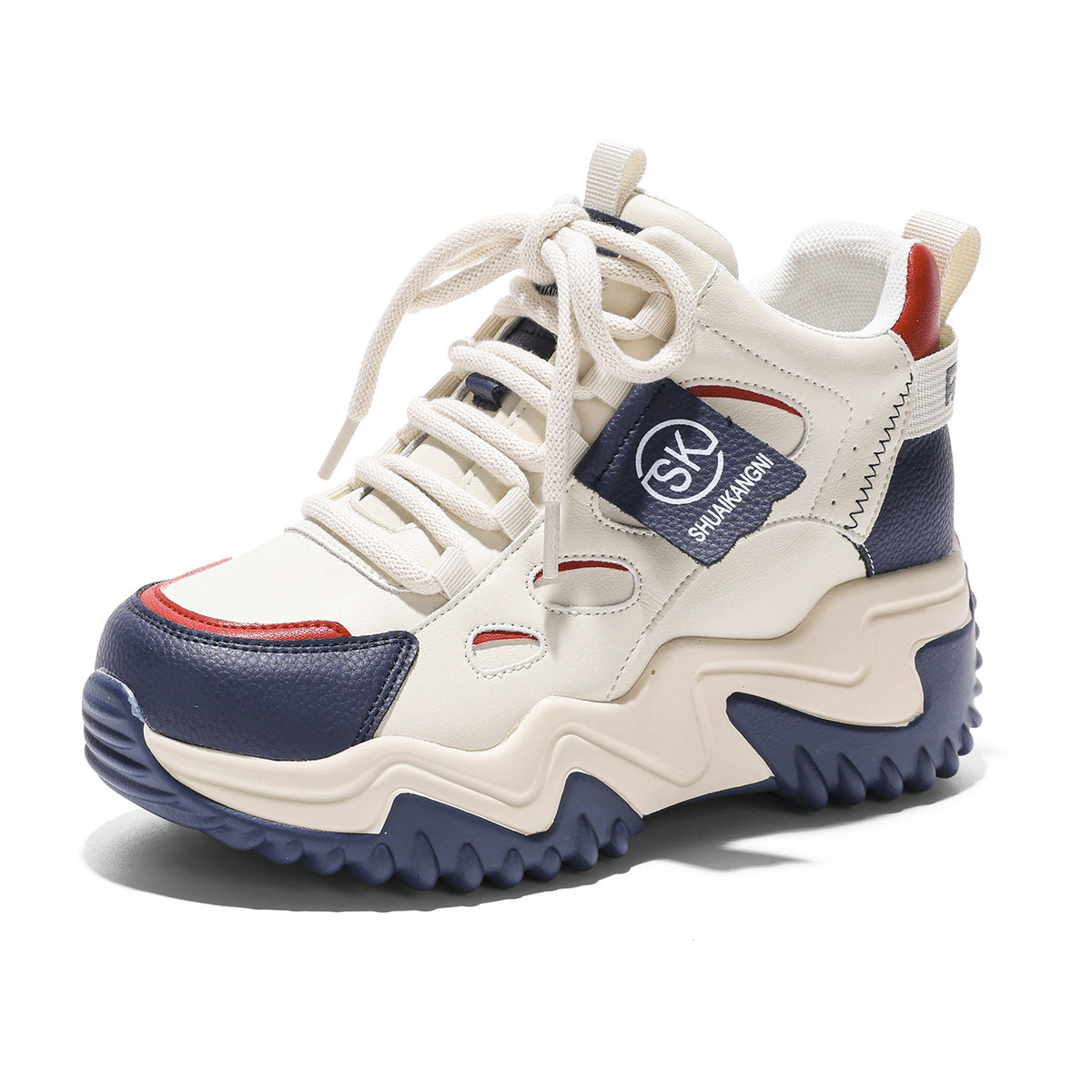 Women's Platform Veet Warm Cotton Height Increasing Insole Korean Women's Casual Shoes