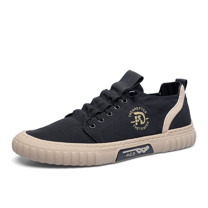 Men's Korean Fashion Small Ears Cloth Breathable Canvas Shoes