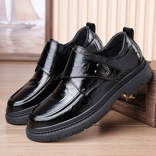 Men's Formal Wear Business Spring Lace Classic Leather Shoes