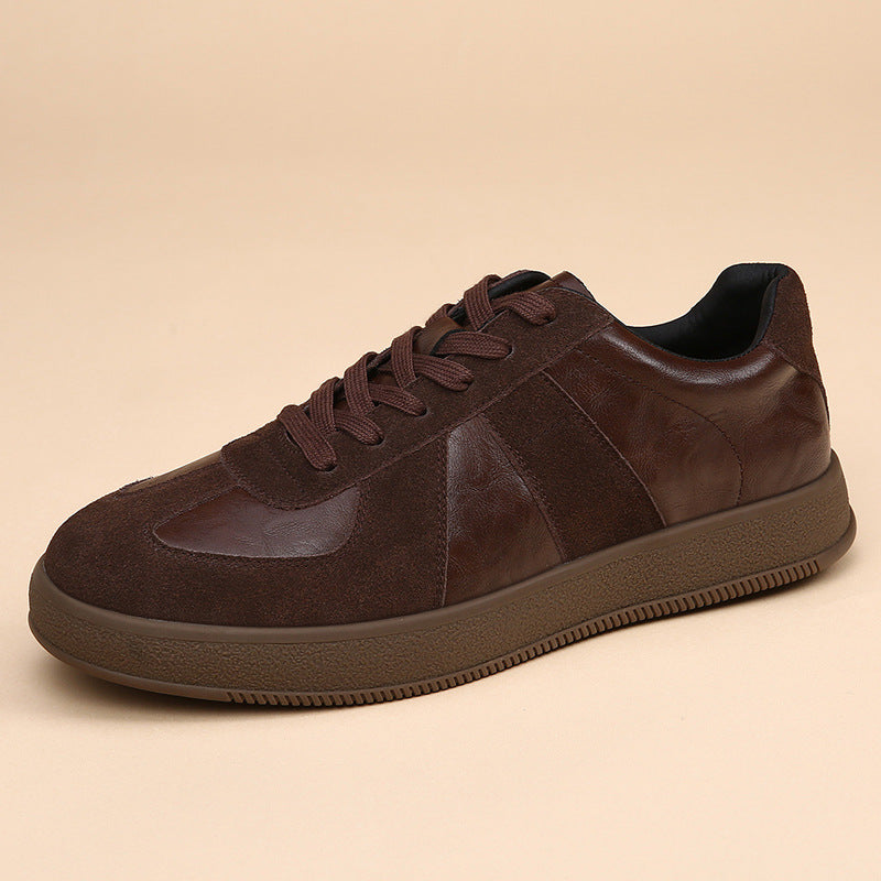 Men's Thick-soled German Training Breathable Versatile White Men's Casual Shoes