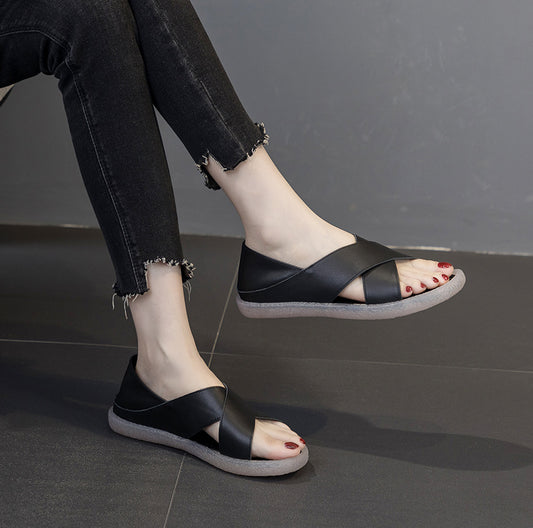 Women's Real Outdoor Flat For Pregnant Sandals