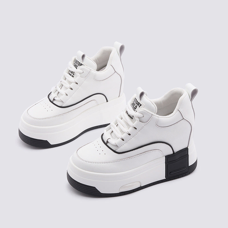 Women's Height Increasing Insole Dad Autumn Platform Sneakers