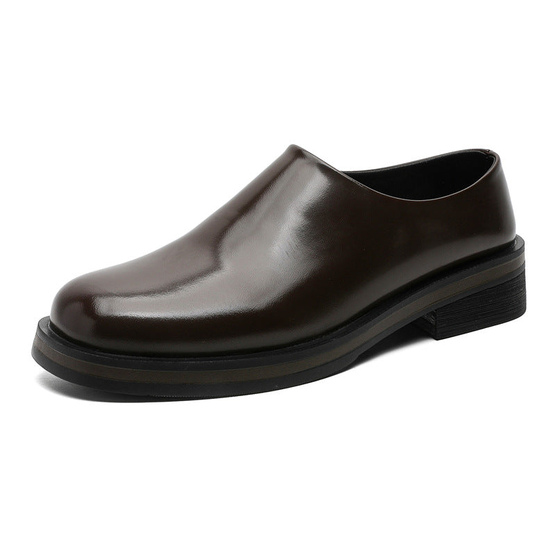 Men's Fashion Slip-on Retro Business Trendy Lazy Leather Shoes