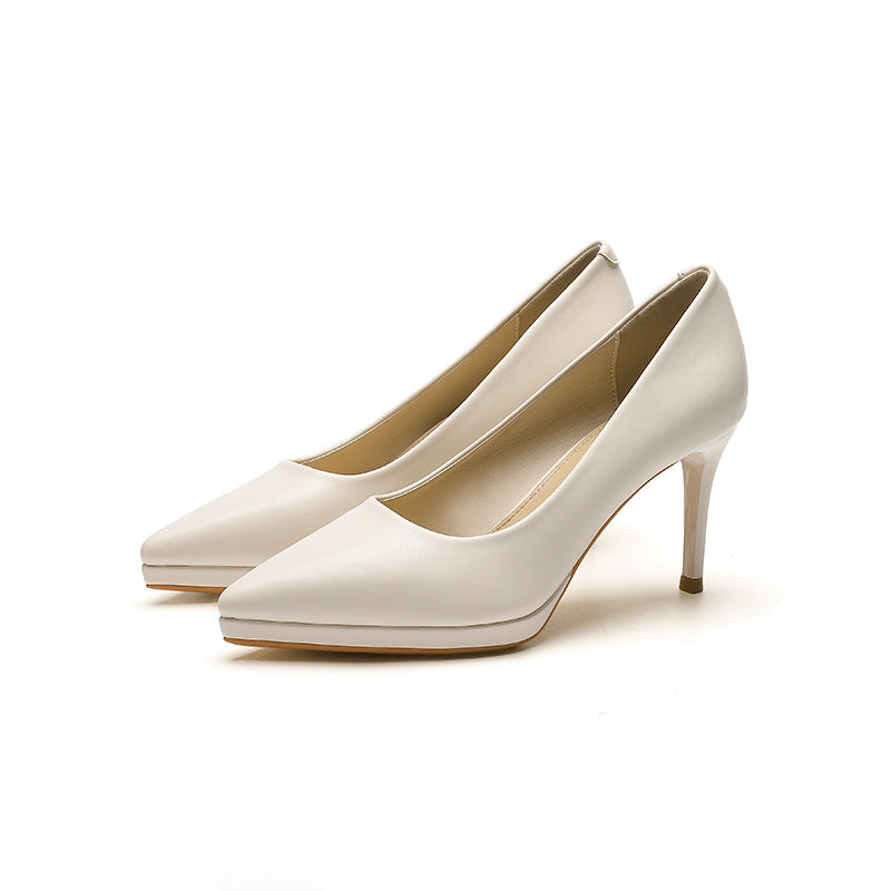 Women's Toe High Party Korean Style Classy Stilettos Pumps Low-cut Women's Fashion Shoes
