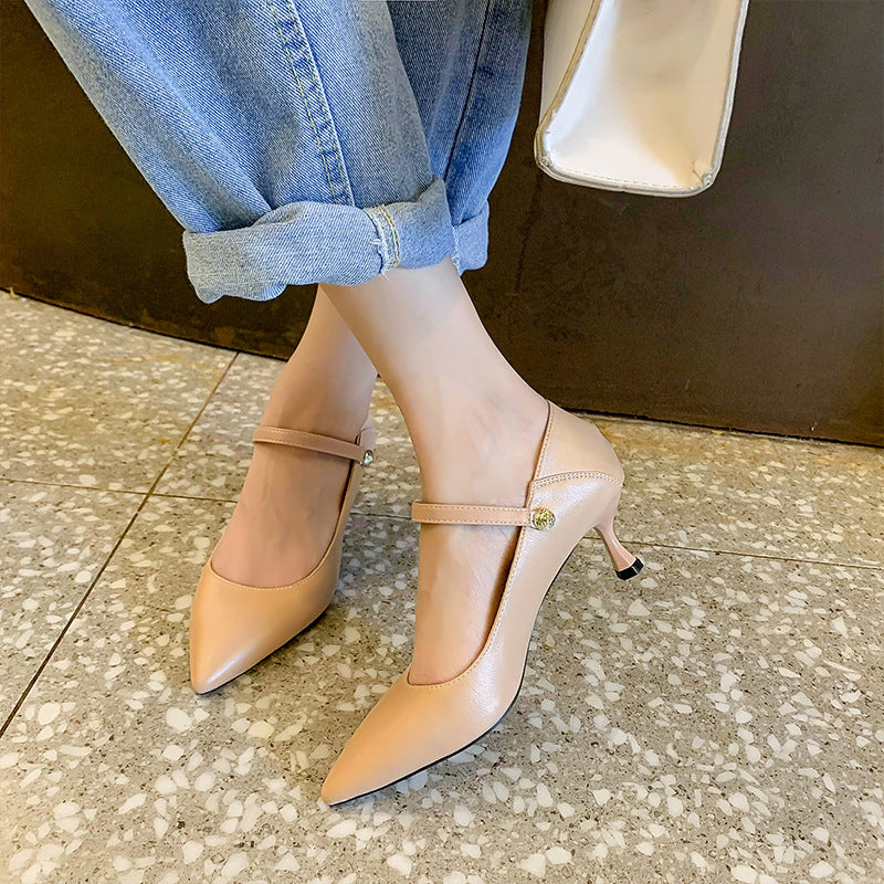 Women's High Low Soft Three-way Strap Plus Size Women's Fashion Shoes