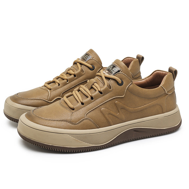 Men's Spring Platform Tide Fashion Breathable Casual Shoes