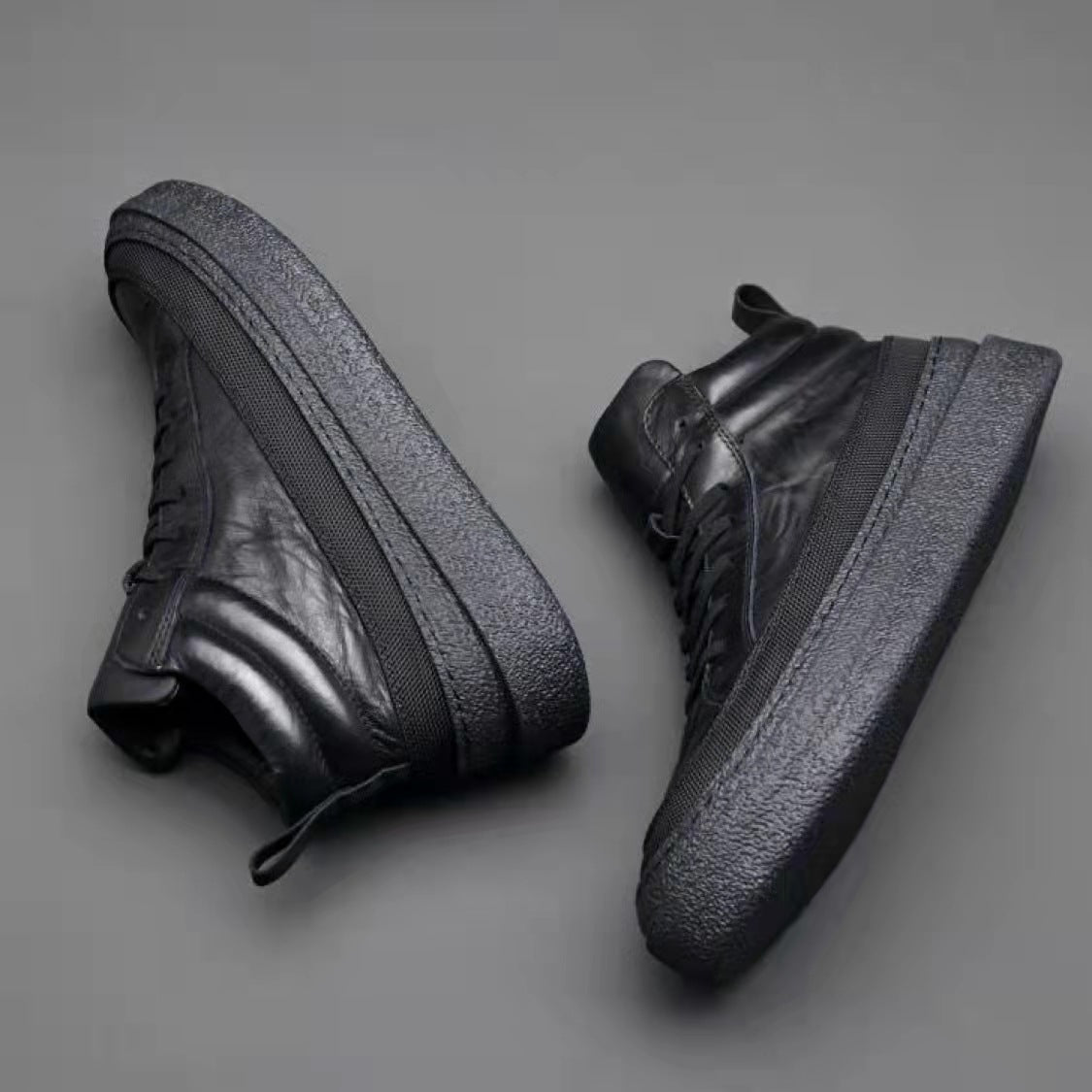 Men's Autumn Plush Trendy Ankle First Layer Boots