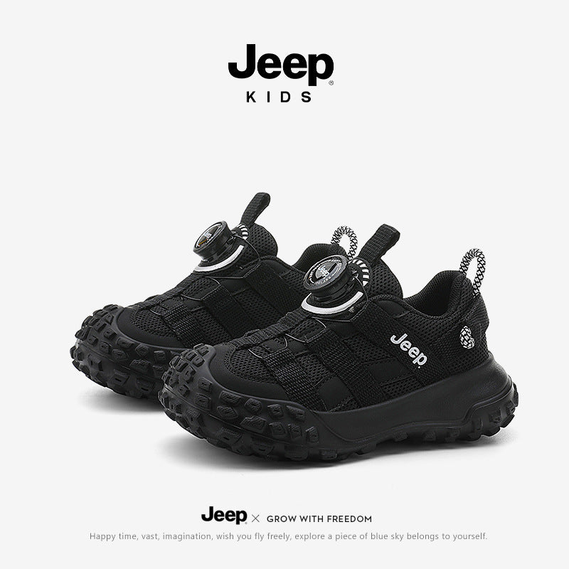 Boy Autumn Mesh Breathable Soft Bottom Sneakers