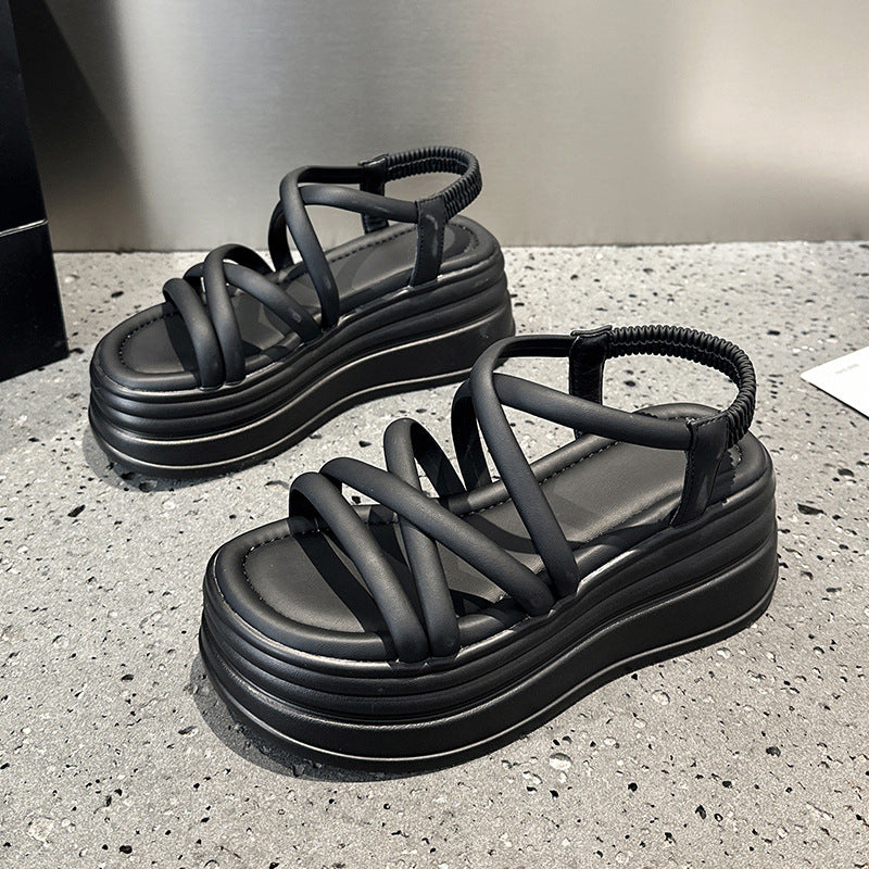 Women's Wear Not Tired Feet Muffin Platform Sandals