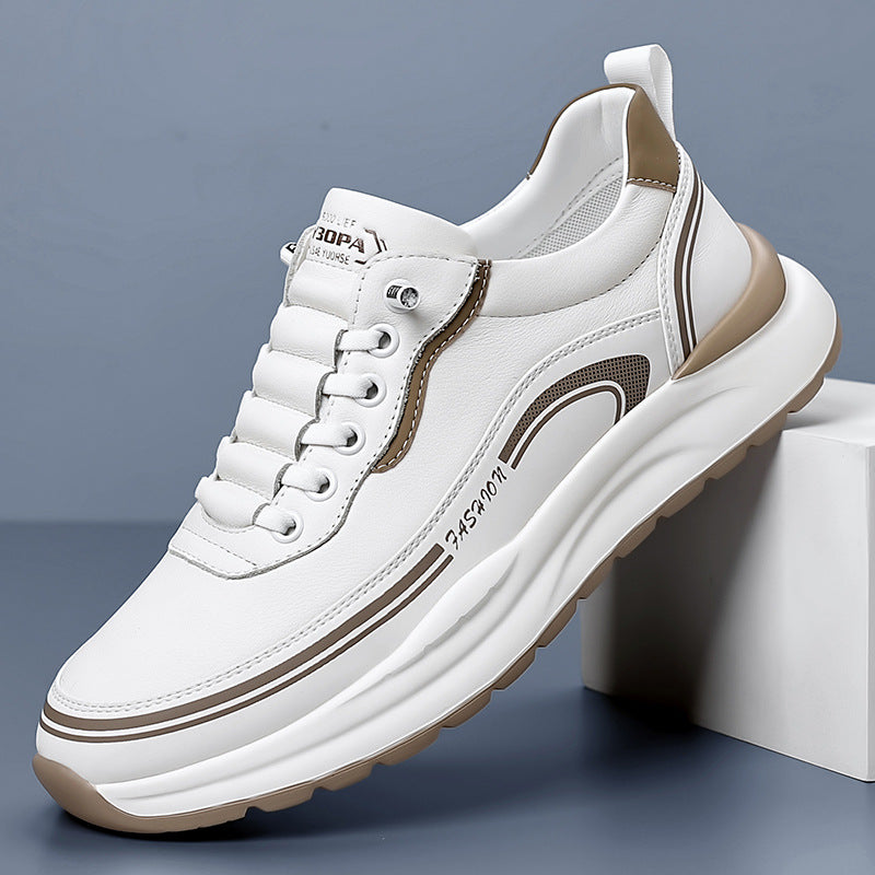 Men's Autumn Sports Soft Bottom Surface Green Trendy Casual Shoes