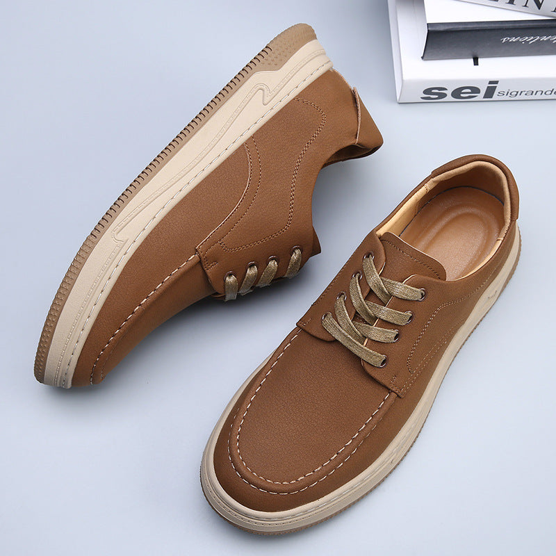 Men's Comfortable Breathable Versatile Genuine England Style Leather Shoes