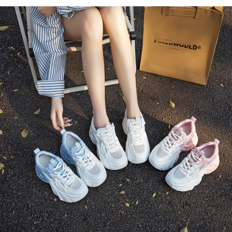 Women's Korean Style Versatile Platform Summer Height Increasing Leisure Slimming Women's Shoes