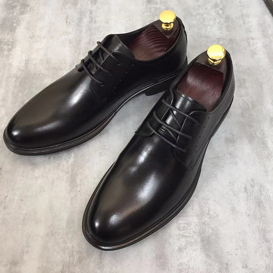 Men's Formal Wear Soft Bottom Breathable Wedding Leather Shoes