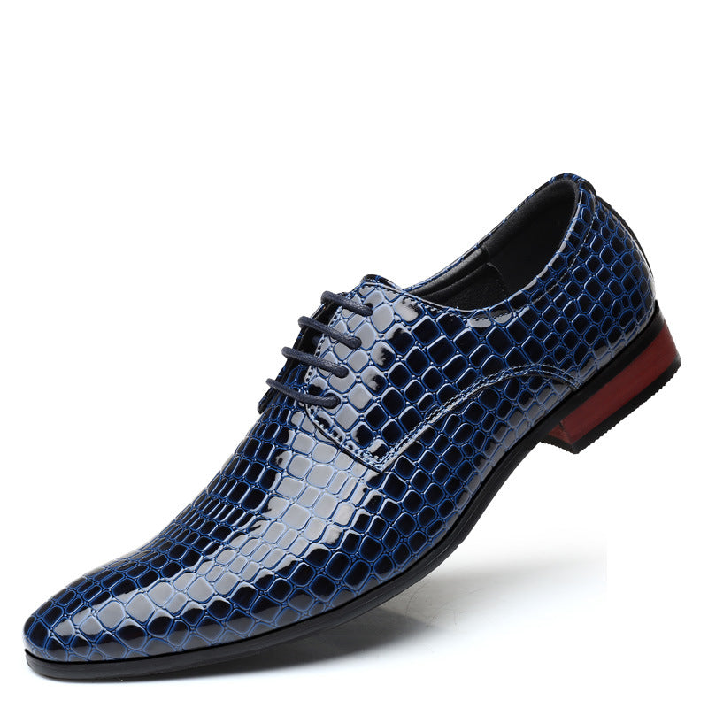 Men's Fashionable Trendy European Style British Plus Leather Shoes