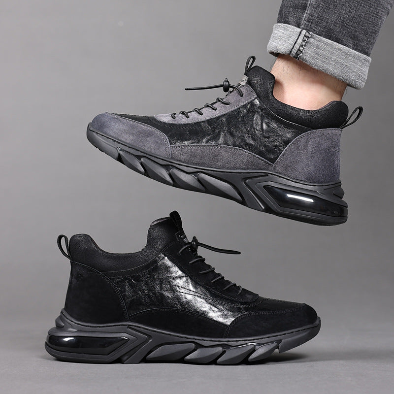 Men's Winter Genuine Wool Cotton Fashion Sports Break Men's Shoes