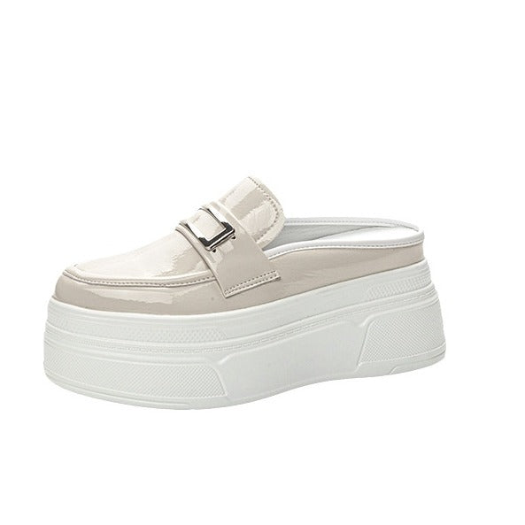 Women's Outdoor Stylish Height Increasing Half Pack Slippers