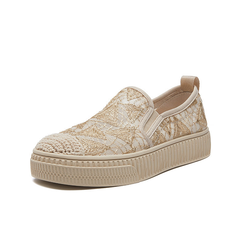 Women's Breathable Fisherman Summer Flat Bottom Slip Casual Shoes