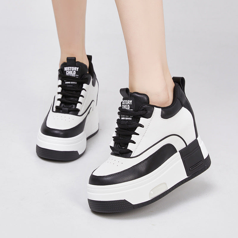 Women's Height Increasing Insole Dad Autumn Platform Sneakers