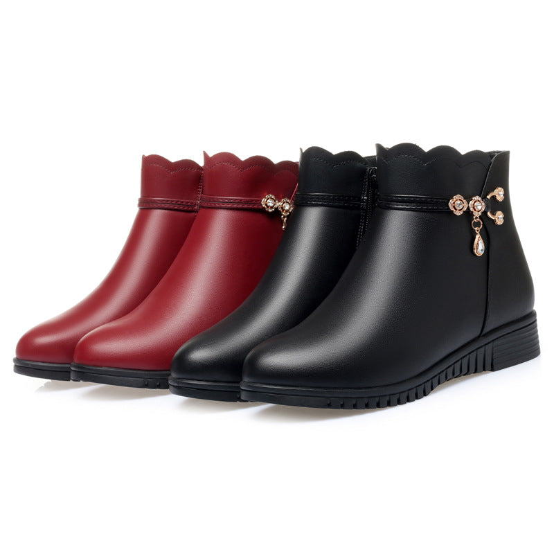 Women's Winter Low Flat Soft Soled Veet Women's Shoes