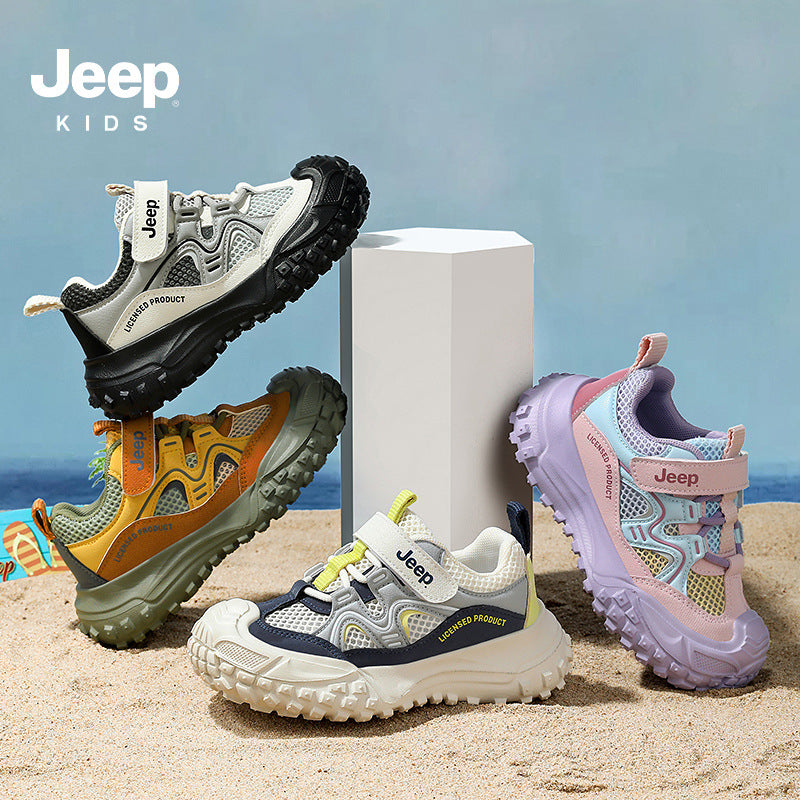 Jeep Light Stable Boys Summer Mesh Kid's Sneakers