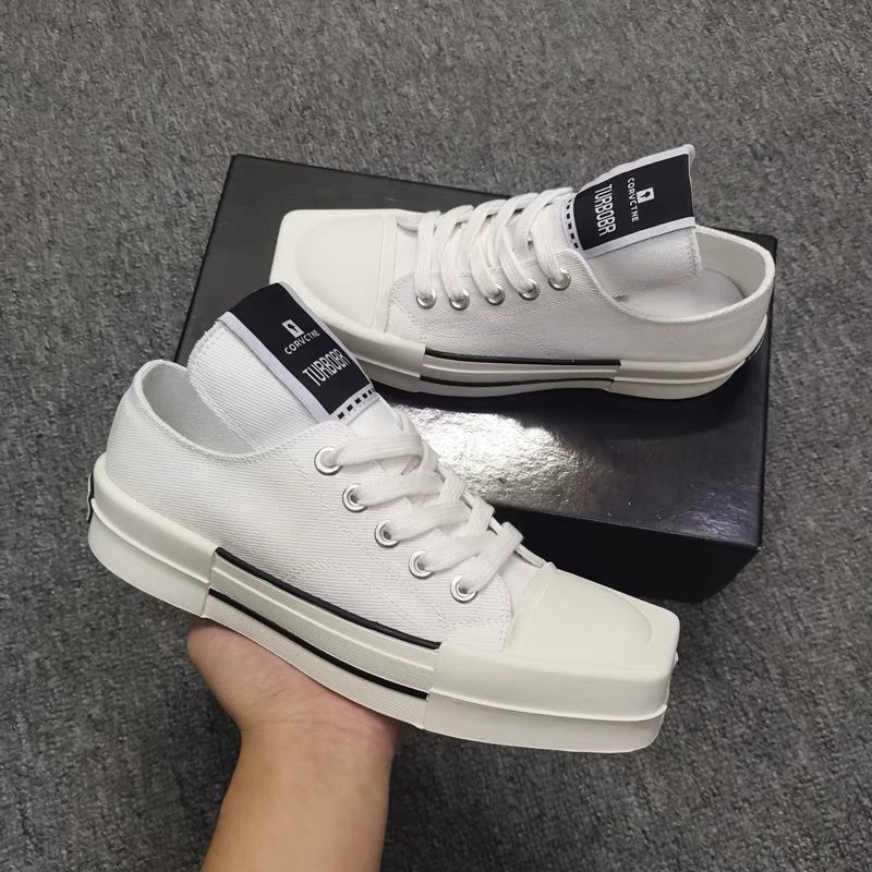 Women's & Men's Korean Style Square Toe Low Top Casual Shoes
