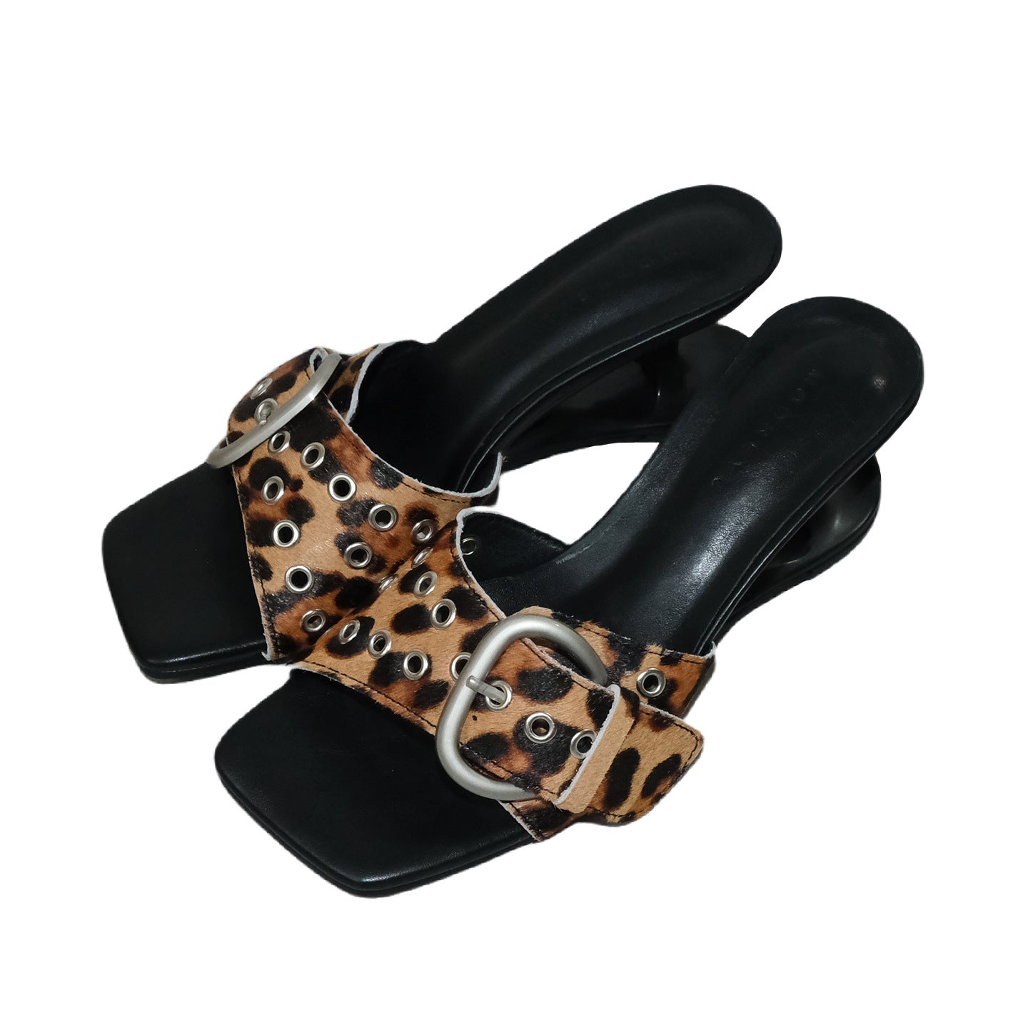 Women's Summer Outer Wear Horse Fur High Heels
