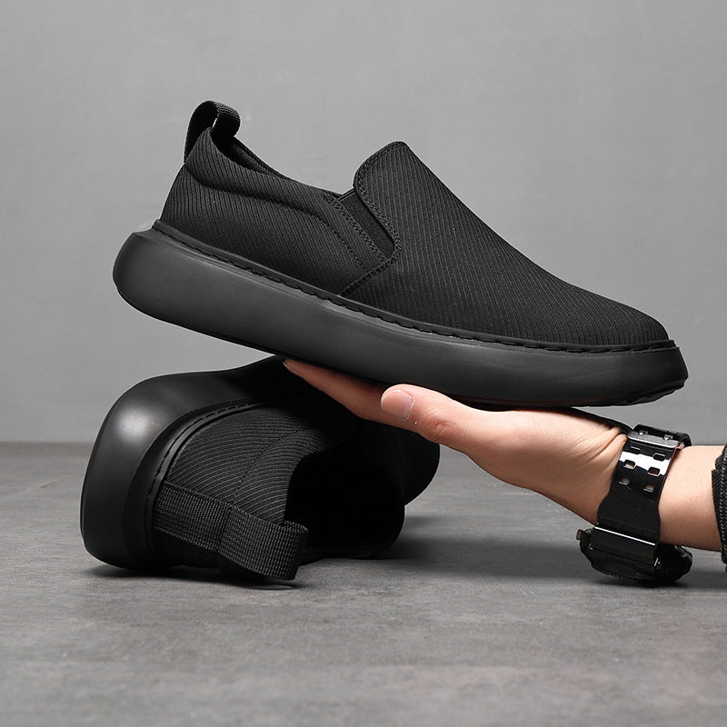 Men's Breathable Deodorant Fashion Sports Slip-on Soft Canvas Shoes