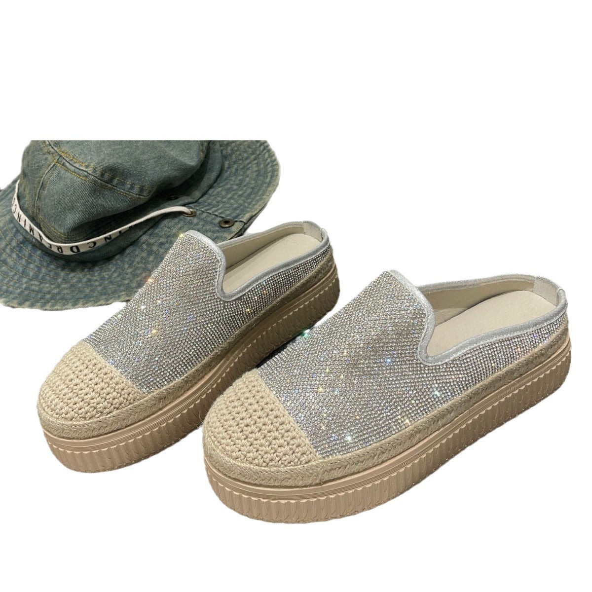 Women's Fisherman Summer Rich Shiny Noble Temperament Slippers