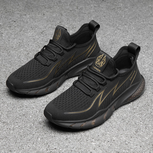 Men's Breathable Mesh Surface Sports Air Cushion Sneakers