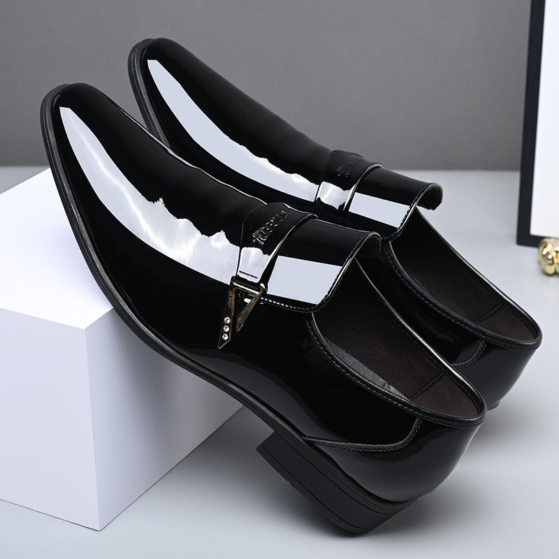 Men's Source Classic Pointed Toe British Style Leather Shoes