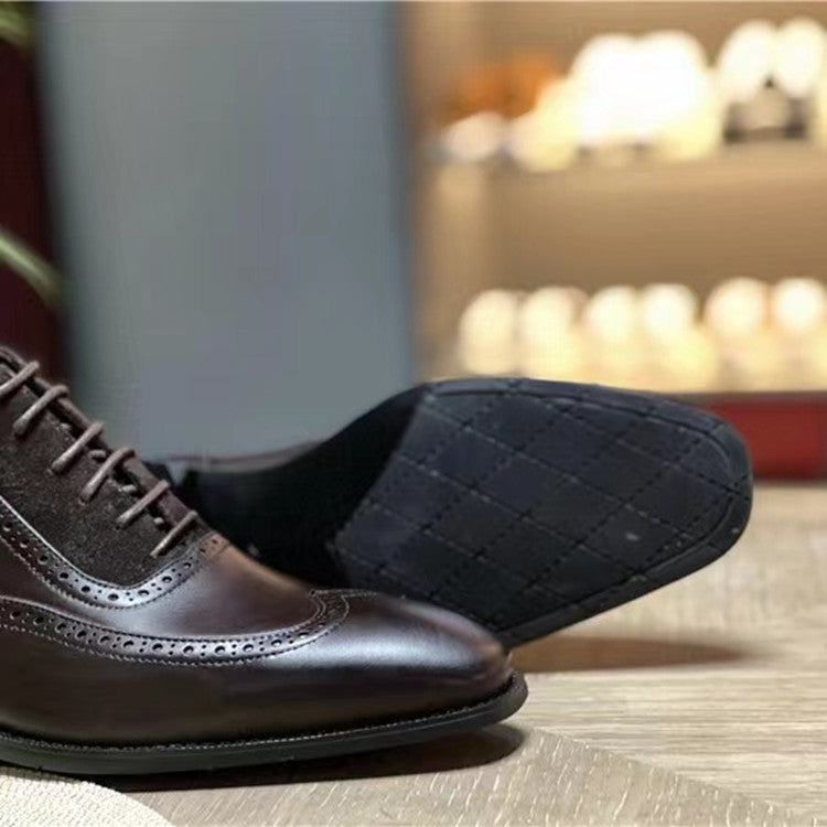 Men's Genuine Chelsea Short British Martin Brogue Boots