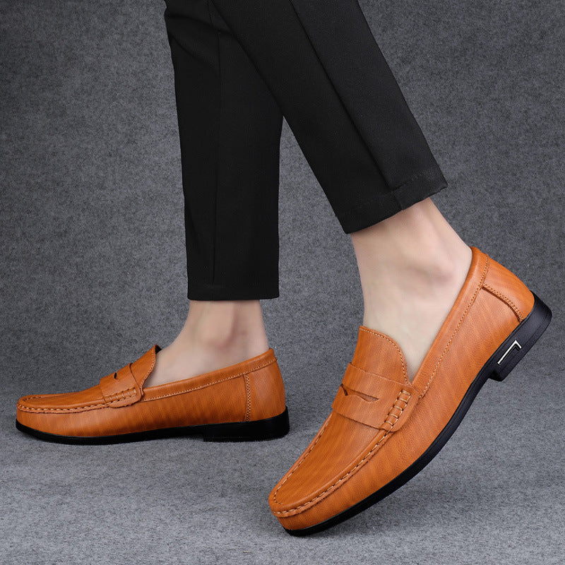 Men's Bottom Driving Slip-on Tods Fashion Korean Loafers