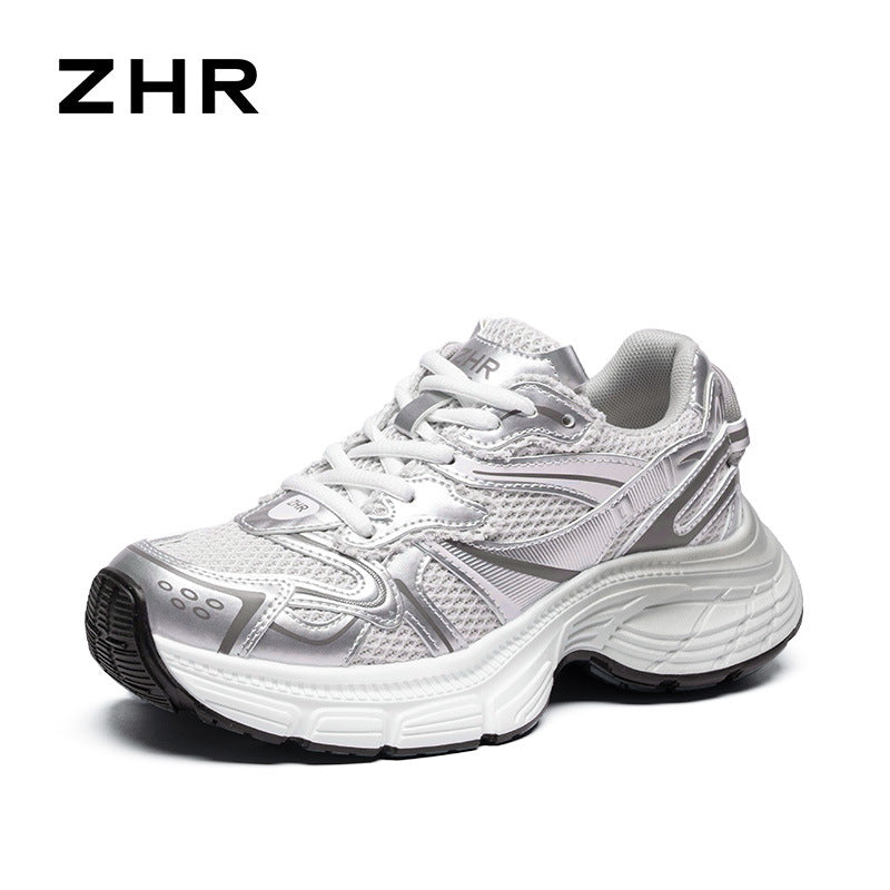 Women's Platform Dad Autumn Breathable Mesh Sports Sneakers