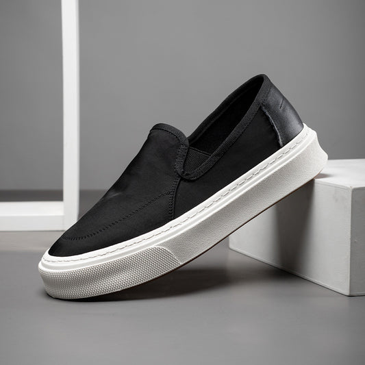 Men's Cloth Breathable One Pedal Lazy Peas Canvas Shoes