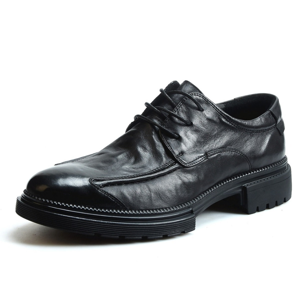 Men's Autumn Business Formal British Style Calf Leather Shoes