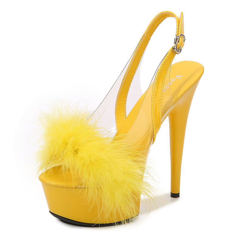 Women's Platform Nightclub Stiletto Car Model Catwalk Heels