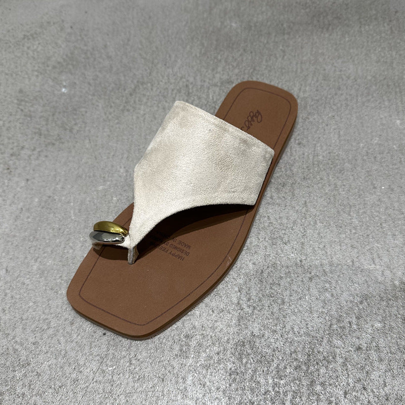Women's Minority Outdoor With Skirt Simple Flat Sandals