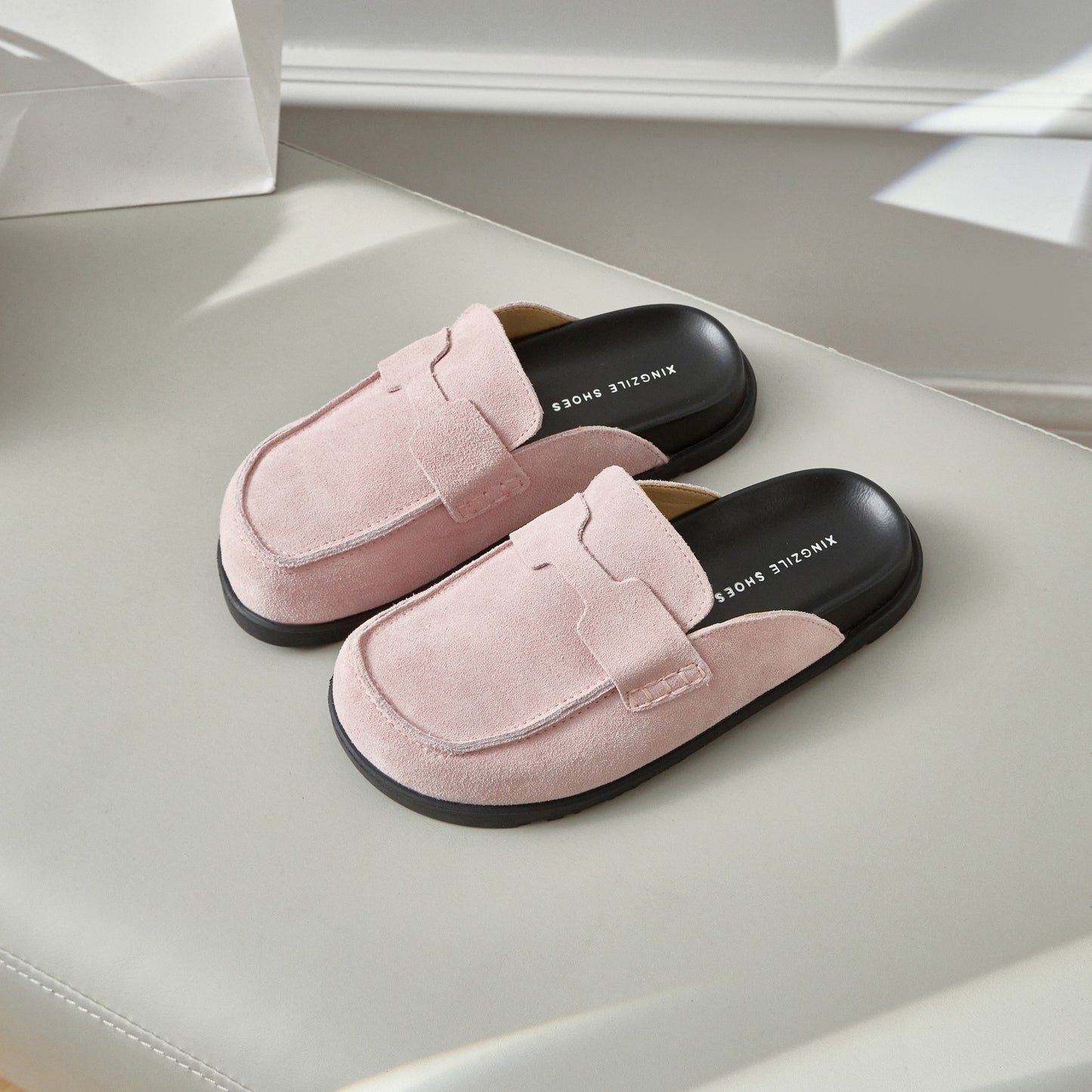 Women's Colors Optional Genuine Second Uncle Toe Cap Half Outdoor Sandals