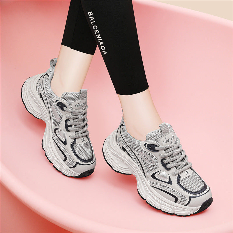 Women's Platform Dad Classy Sier Increased Sports Women's Casual Shoes