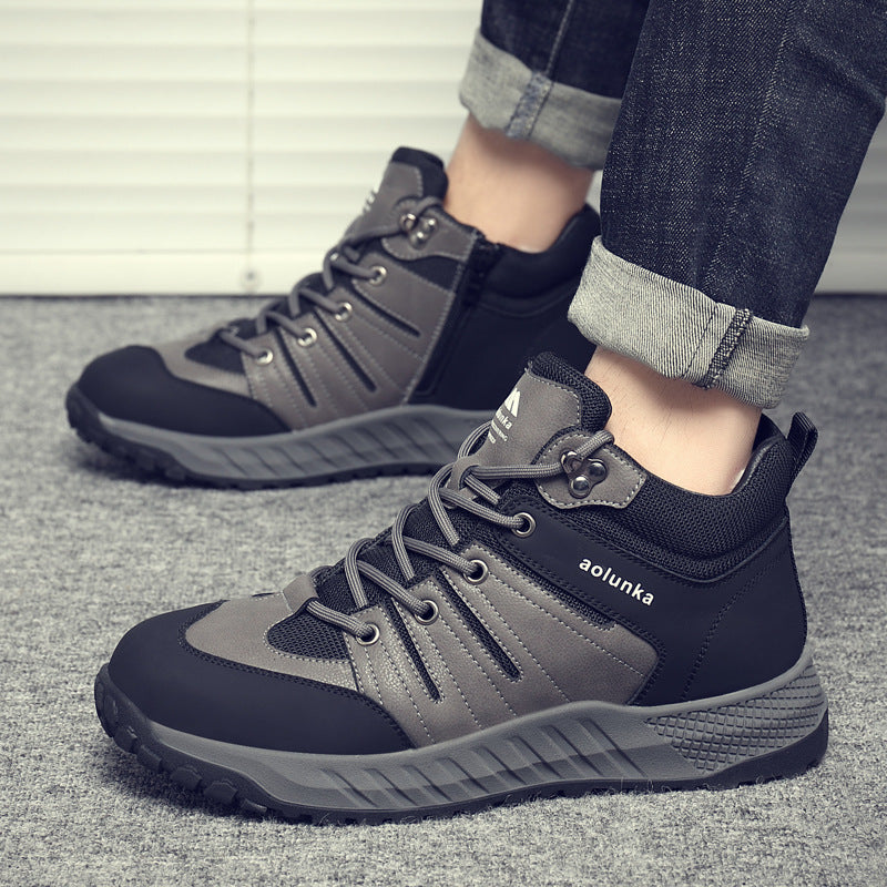 Men's Leisure Real Double Face Wool Winter Men's Shoes