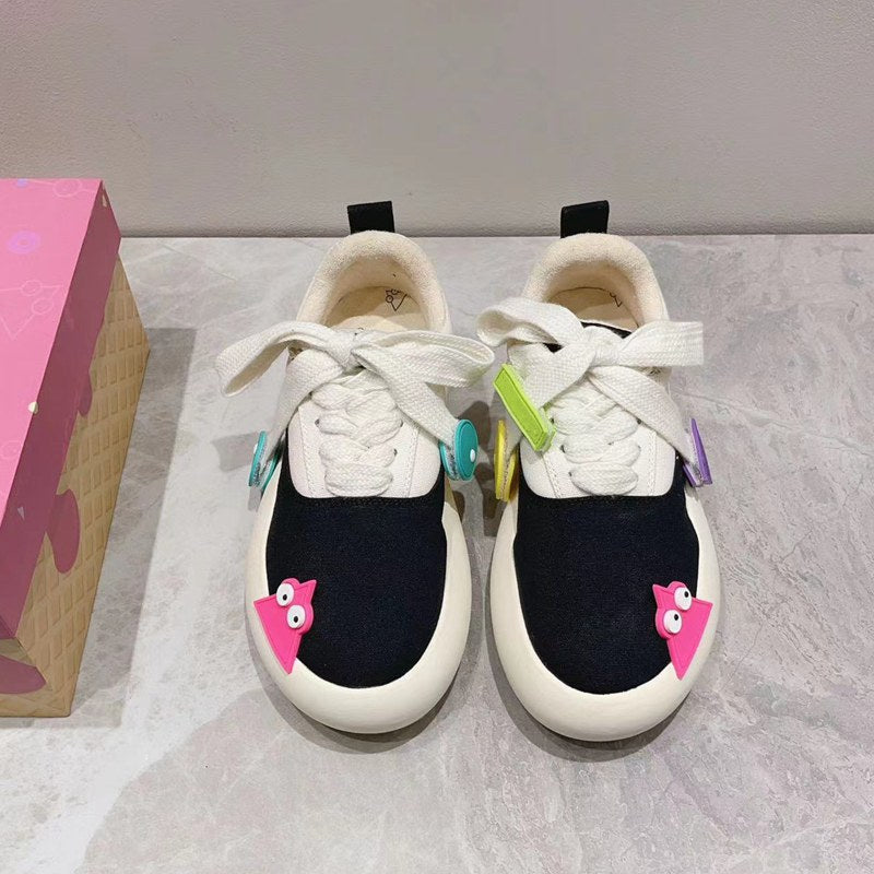 Women's Yu Ice Cream Fashion Couple Platform Sneakers