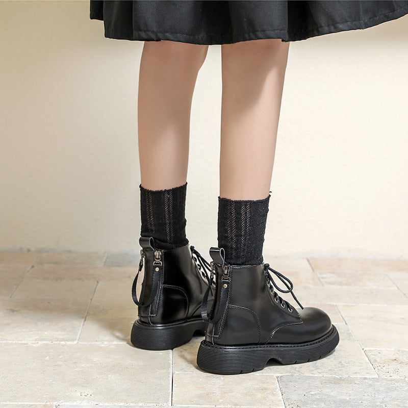 Beauty Foot Power Platform Martin Female British Trendy Boots