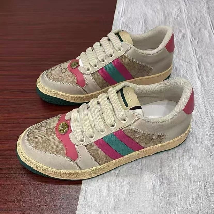 Women's & Men's Retro Distressed Dirty Presbyopic Golden Goose Casual Shoes