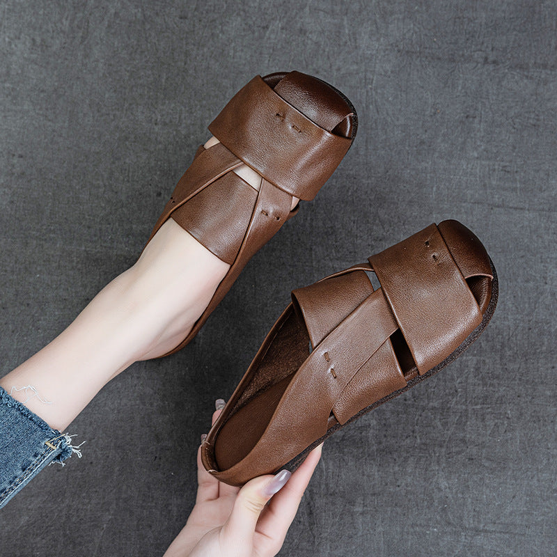 Women's Summer Retro Handmade Art Outer Wear Sandals