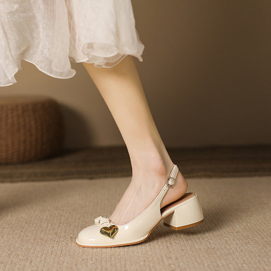 Women's Flat For Back Empty Outer Wear Heels