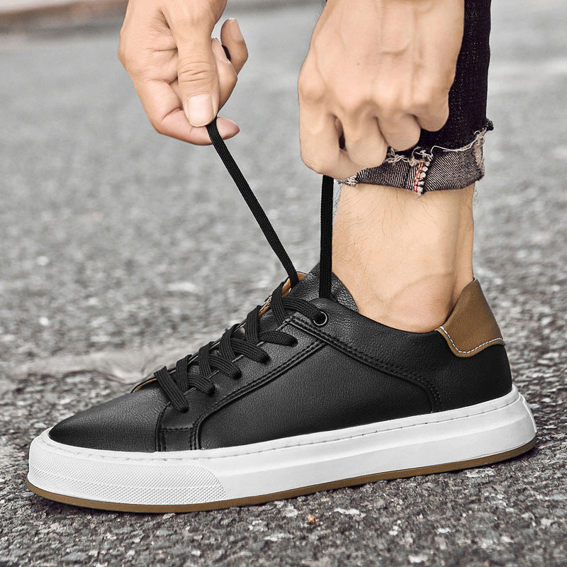 Men's Spring Breathable Flat Trendy Sports British Men's Shoes