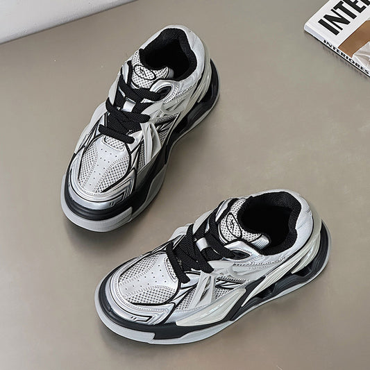 Women's & Men's Dream Maker Paris Dad Summer Thick Bottom Increased Sneakers
