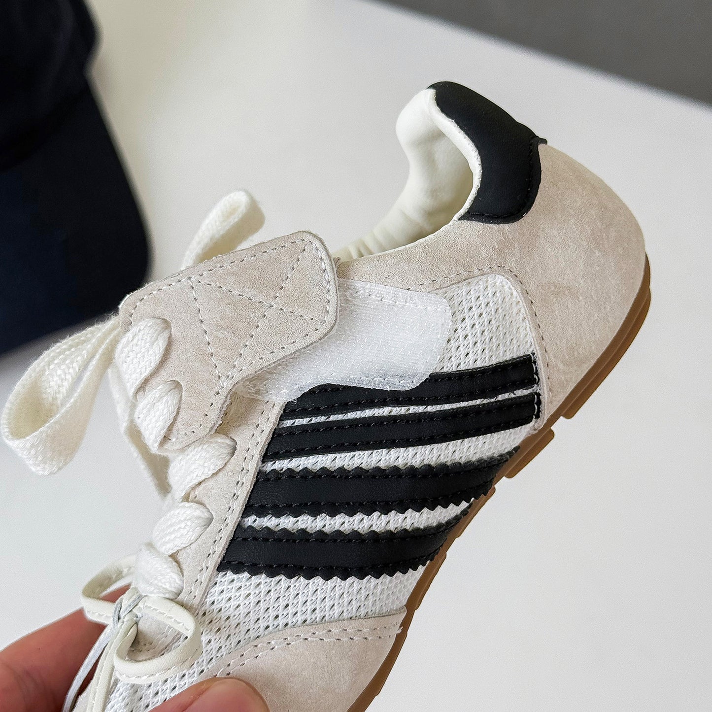 Children's Korean Style Bow Lace Single Mesh Breathable Kid's Sneakers