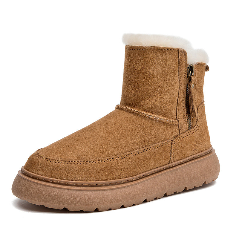 Women's For Winter Fleece-lined Thickened Northeast Warm Snow Boots